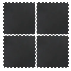 Podłoga gumowa do siłowni, mata pod sprzęt, puzle 1m grubość 15mm, czarna, REBEL ACTIVE