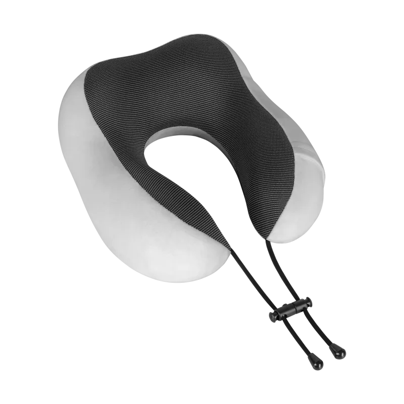 Poduszka turystyczna - podróżna z pianki MEMORY, REBEL ACTIVE , kolor szary Poduszka turystyczna - podróżna z pianki MEMORY, REBEL ACTIVE , kolor szary