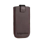 Pokrowiec skórzany Kruger&Matz przeznaczony do telefonów o przekątnej 4" brązowy