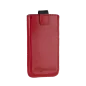Pokrowiec skórzany Kruger&Matz przeznaczony do telefonów o przekątnej 4,3" czerwony