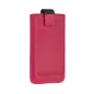Pokrowiec skórzany Kruger&Matz przeznaczony do telefonów o przekątnej 4,3" różowy
