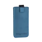 Pokrowiec skórzany Kruger&Matz przeznaczony do telefonów o przekątnej 4,5" niebieski