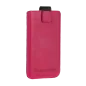 Pokrowiec skórzany Kruger&Matz przeznaczony do telefonów o przekątnej 4,7" różowy