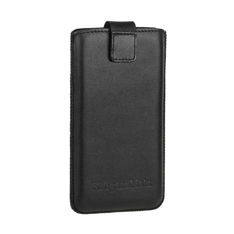 Pokrowiec skórzany Kruger&Matz przeznaczony do telefonów o przekątnej 5" czarny Pokrowiec skórzany Kruger&Matz przeznaczony do telefonów o przekątnej 5" czarny
