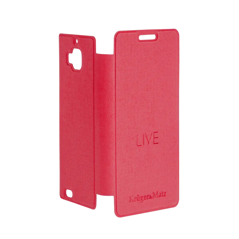 Pokrowiec z klapką Kruger&Matz przeznaczony do telefonów o przekątnej 4,5" Pokrowiec z klapką Kruger&Matz przeznaczony do telefonów o przekątnej 4,5"