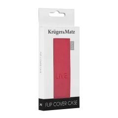 Pokrowiec z klapką Kruger&Matz przeznaczony do telefonów o przekątnej 4,5"