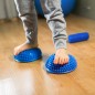 Półkule sensoryczne z wypustkami rehabilitacyjne, zestaw 2 szt, kolor niebieski, REBEL ACTIVE Półkule sensoryczne z wypustkami rehabilitacyjne, zestaw 2 szt, kolor niebieski, REBEL ACTIVE