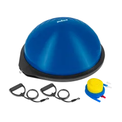 Półpiłka do balansowania, trener równowagi 46cm + pompka, REBEL ACTIVE