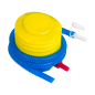 Półpiłka do balansowania, trener równowagi 46cm + pompka, REBEL ACTIVE