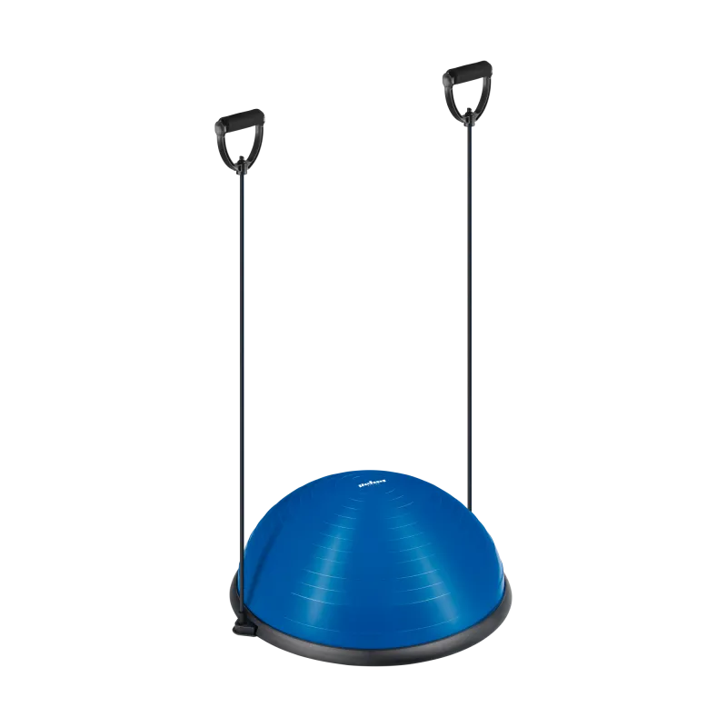 Półpiłka do balansowania, trener równowagi 58cm + pompka, REBEL ACTIVE