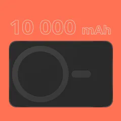 POWER BANK indukcyjny Kruger&Matz 10000 mAh Mag Safe czarny