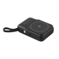 POWER BANK indukcyjny Kruger&Matz 10000 mAh Mag Safe z kablem czarny POWER BANK indukcyjny Kruger&Matz 10000 mAh Mag Safe z kablem czarny