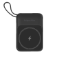 POWER BANK indukcyjny Kruger&Matz 10000 mAh Mag Safe z kablem czarny POWER BANK indukcyjny Kruger&Matz 10000 mAh Mag Safe z kablem czarny