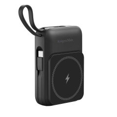 Power Bank Indukcyjny Kruger&amp;Matz 10000 mAh Mag Safe Czarny