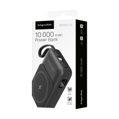 Power Bank Indukcyjny Kruger&amp;Matz 10000 mAh Mag Safe Czarny