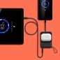 POWER BANK indukcyjny Kruger&Matz 10000 mAh Mag Safe z kablem czarny POWER BANK indukcyjny Kruger&Matz 10000 mAh Mag Safe z kablem czarny
