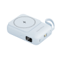 POWER BANK indukcyjny Kruger&Matz 10000 mAh Mag Safe z kablem niebieski POWER BANK indukcyjny Kruger&Matz 10000 mAh Mag Safe z kablem niebieski