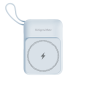 POWER BANK indukcyjny Kruger&Matz 10000 mAh Mag Safe z kablem niebieski POWER BANK indukcyjny Kruger&Matz 10000 mAh Mag Safe z kablem niebieski