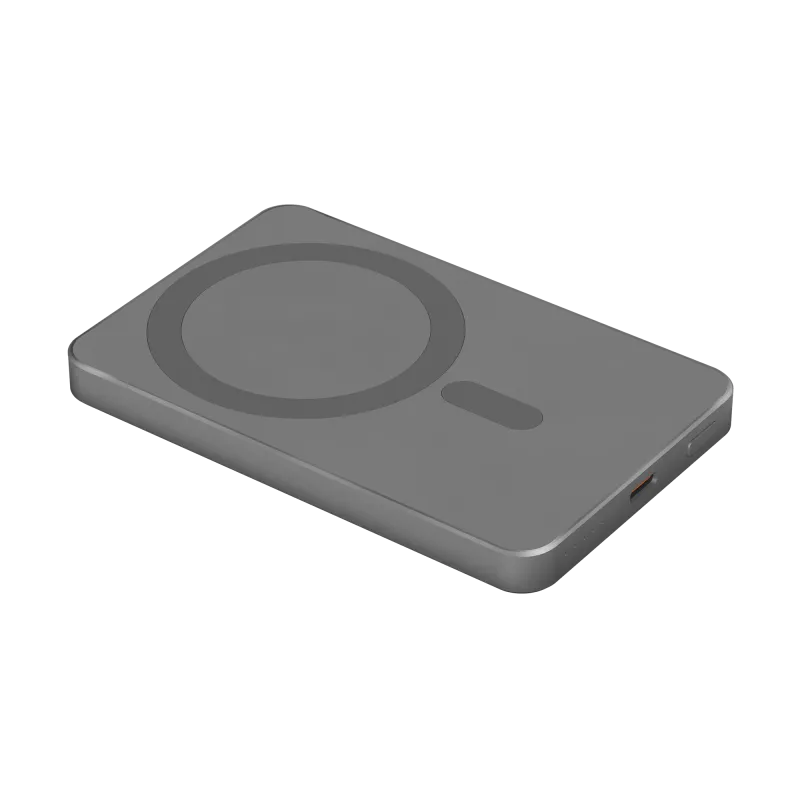 POWERBANK indukcyjny Kruger&Matz 5000 mAh Mag Safe szary POWERBANK indukcyjny Kruger&Matz 5000 mAh Mag Safe szary