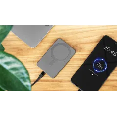 "Power Bank Indukcyjny Kruger&amp;Matz 5000 mAh Mag Safe Szary"