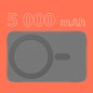 POWER BANK indukcyjny Kruger&Matz 5000 mAh Mag Safe szary POWER BANK indukcyjny Kruger&Matz 5000 mAh Mag Safe szary
