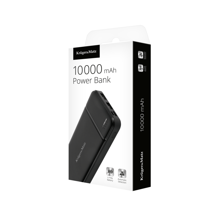 POWER BANK Kruger&Matz 10000 mAh Li-pol POWER BANK Kruger&Matz 10000 mAh Li-pol