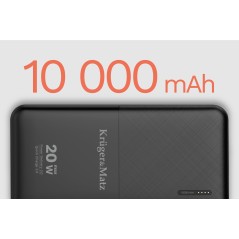 POWER BANK Kruger&Matz 10000 mAh Li-pol z funkcją QC oraz PD