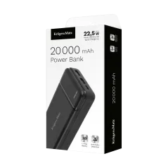POWER BANK Kruger&Matz 20000 mAh Li-pol z funkcją QC oraz PD