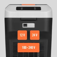 Profesjonalna lodówka turystyczna TEESA z funkcją mrożenia 25L DC12/24V AC 230V