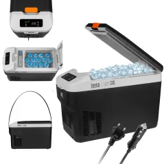 Profesjonalna lodówka turystyczna TEESA z funkcją mrożenia 25L DC12/24V AC 230V