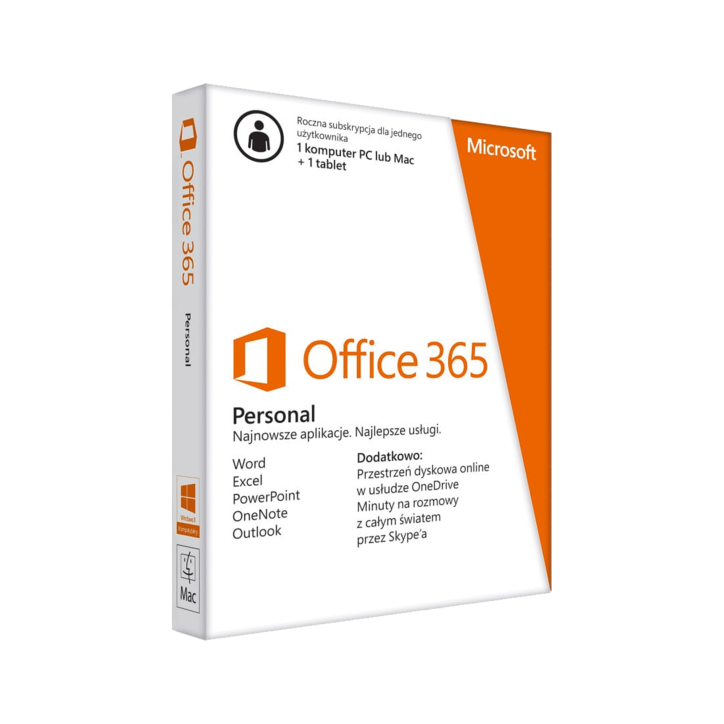 Program MS Office 365 Personal 32-bit/x64 PL Program MS Office 365 Personal 32-bit/x64 PL