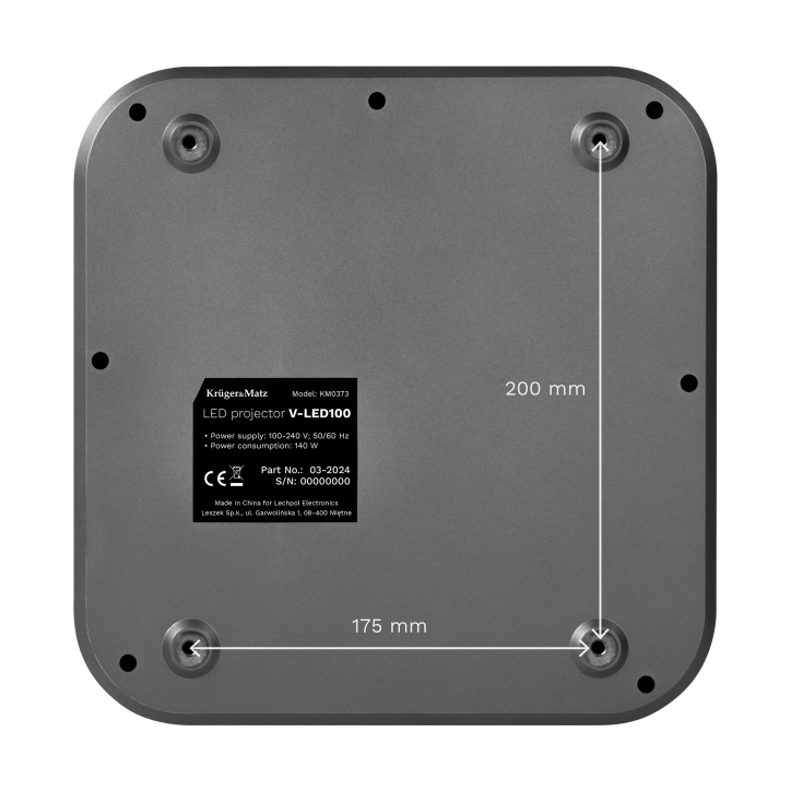 Projektor LED Android Kruger&Matz V-LED100 Projektor LED Android Kruger&Matz V-LED100