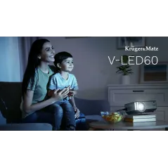 Projektor LED z Wi-Fi FullHD Kruger&Matz V-LED60