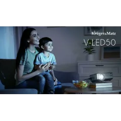 Projektor LED z Wi-Fi Kruger&Matz V-LED50