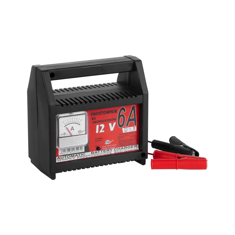 Prostownik THR 547 12V 6A z amperomierzem