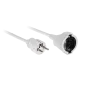 Przedłużacz biały sieciowy wtyk-gniazdo 3m (3x1.5) german Przedłużacz biały sieciowy wtyk-gniazdo 3m (3x1.5) german