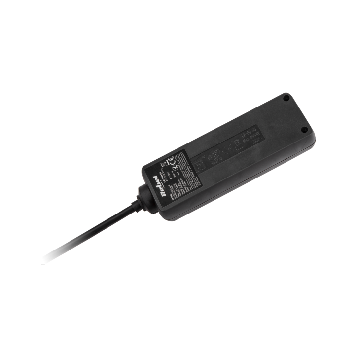 Przedłużacz czarny Rebel 3 gniazda, kabel 5m (3x1,5) bez przełącznika Przedłużacz czarny Rebel 3 gniazda, kabel 5m (3x1,5) bez przełącznika