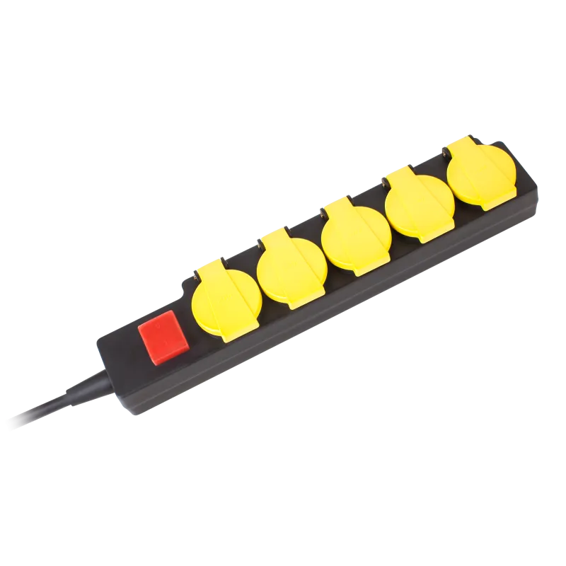 Przedłużacz ogrodowy Rebel z wyłącznikiem, 3m 5 gniazd (IP 44),