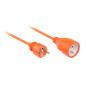 Przedłużacz pomarańczowy Rebel 1 gniazdo, dł. 10m (3x1.5) Przedłużacz pomarańczowy Rebel 1 gniazdo, dł. 10m (3x1.5)