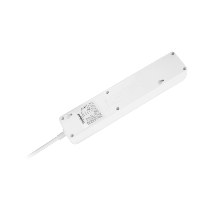 Przedłużacz sieciowy Rebel 3 gniazda + 2 gniazda USB z wyłącznikiem - 1.5m Przedłużacz sieciowy Rebel 3 gniazda + 2 gniazda USB z wyłącznikiem - 1.5m