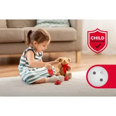 Przedłużacz sieciowy Rebel 3 gniazda + 2 gniazda USB z wyłącznikiem - 1.5m