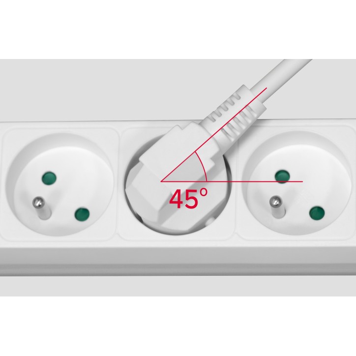 Przedłużacz sieciowy Rebel 3 gniazda + 2 gniazda USB z wyłącznikiem - 1.5m Przedłużacz sieciowy Rebel 3 gniazda + 2 gniazda USB z wyłącznikiem - 1.5m