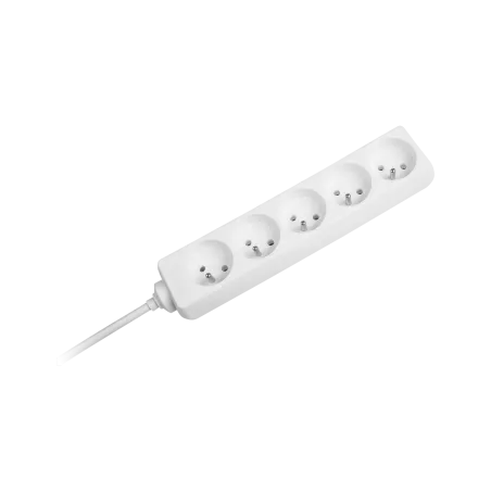 Przedłużacz sieciowy Rebel 5 gniazd, bez przełacznika, 3m (1,5mm)