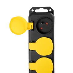 Przedłużacz sieciowy Rebel z wyłacznikiem 4 gniazda -1.5m