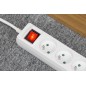 Przedłużacz sieciowy Rebel 3 gniazda + 2 gniazda USB z wyłacznikiem - 5m Przedłużacz sieciowy Rebel 3 gniazda + 2 gniazda USB z wyłacznikiem - 5m
