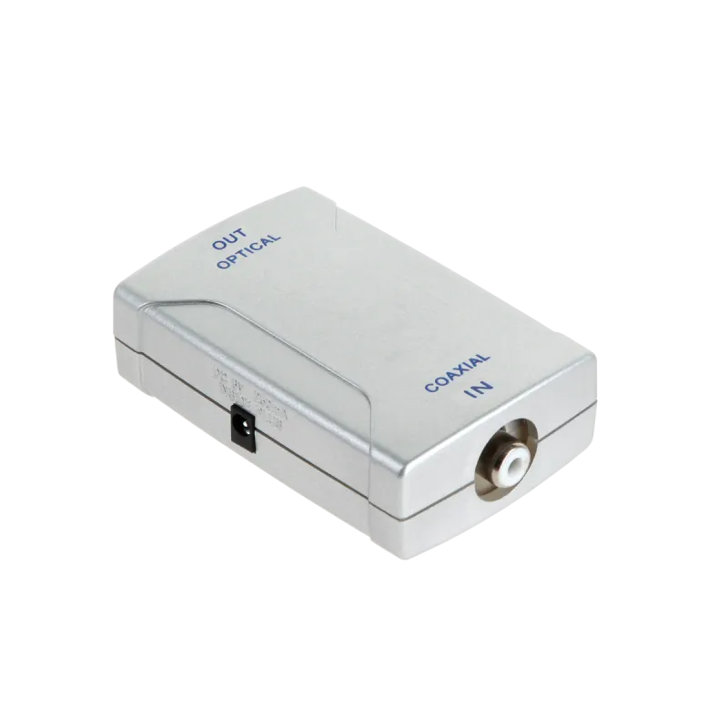 Przejściówka, konwerter sygnału cyfrowego audio na optyczny z zasilaniem