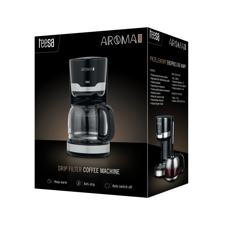 Przelewowy ekspres do kawy 1,5L AROMA 100 Przelewowy ekspres do kawy 1,5L AROMA 100