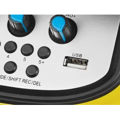 Przenośny aktywny zestaw głośnikowy Quer z funkcją MP3, Bluetooth, radio FM oraz funkcją Karaoke