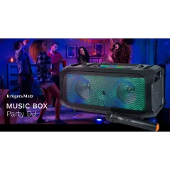 Przenośny głośnik bezprzewodowy Kruger&Matz Music Box Party DJ