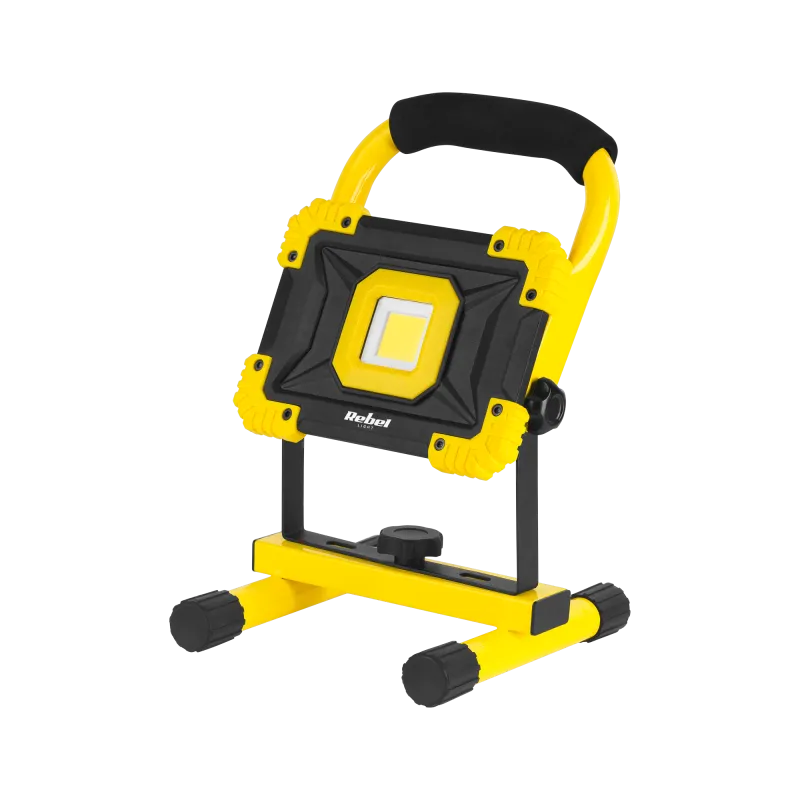 Przenośny reflektor akumulatorowy LED 20W Rebel, 6500K, 230V